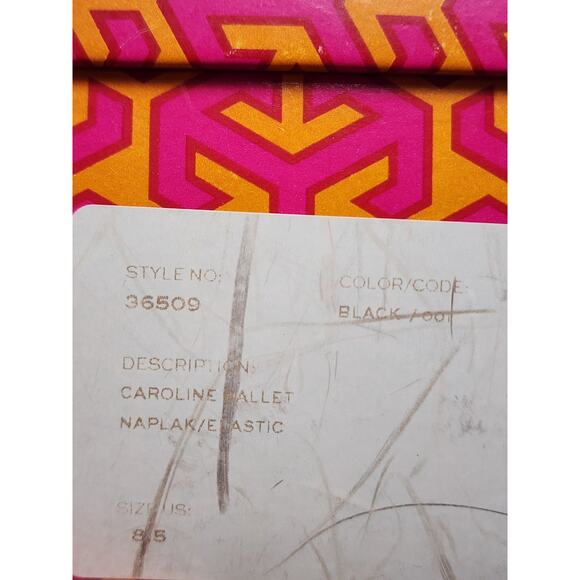 Tory Burch Black Patent Leather Caroline Ballet Flats Size 8.5 - Picture 15 of 15